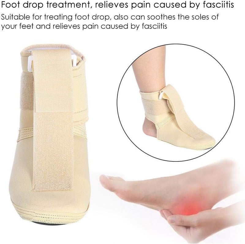 woobles Plantar Fasciitis Night Splints Drop Foot Brace with Adjustable Strap Support Ankle Stabilizer Orthosis for Feet Drop Corrector Achilles Support(S) - Image 3